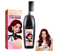 Shampoo Colorante 3 in 1 Rosso Retrò per Copertura Capelli Bianchi, Tinta Capelli Professionale con Pettine Applicatore, Formula con Estratti Vegetali per Uomo e Donna, 200ml