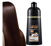 Shampoo Colorante Al Cocco - Tintura Nera Alle Erbe Con Olio Di Cocco Da 500 Ml, Formula A Lunga Durata, Protezione Naturale Del Cuoio Capelluto, Risultati Professionali Ad Azione Rapida | Trattamento