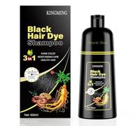 Shampoo colorante nero per capelli grigi 3 in 1, shampoo per capelli per uomini e donne, Black Hair Dye Shampoo per capelli grigi (500 ml)