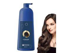 Shampoo colorante per capelli, 500 ml, con ricetta delicata, facile da rinfrescare per capelli grigi, adatto per uomini e donne, adatto per la casa e in viaggio