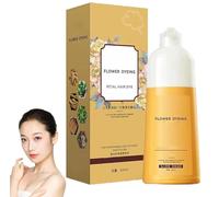 Shampoo colorante per capelli ai petali di rosa giapponese 2025, copre i capelli bianchi, facile da usare, adatto sia a uomini che a donne