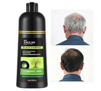 Shampoo Colorante Per Capelli Neri Per Uomini E Donne,Shampoo Colore A Lunga Durata Alle Erbe Da 500 Ml | Formula All'acqua Come Shampoo Colorante Ad Azione Per Capelli Grigi, Shampoo Colorante Per Ca
