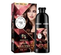 Shampoo colorante per capelli, shampoo colorante, shampoo istantaneo, schiuma ricca da 450 ml, per la cura dei capelli morbidi, lucidi, lisci e