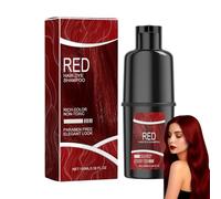Shampoo Colorante Vino Rosso per Capelli Grigi, Shampoo Colorante Rosso, Naturale e di Lunga Durata