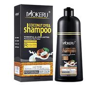 Shampoo colorato di cocco - 500 ml di colorante nero cocco durevole per uomini e donne, shampoo a colori a lunga durata, shampoo nero vegetale protegge i danni dei capelli, non sbiadisce, Odavom