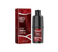 Shampoo Colorazione Istantanea Capelli Rosso 100ml, Per Uomini e Donne, Formula 3 in 1 con Ingredienti Erboristici che Scurenisce i Capelli in Minuti, Per un Colore Intenso e Naturale