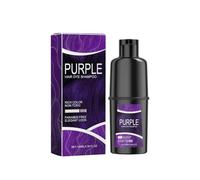 Shampoo Colorazione Istantanea Capelli Viola 100ml, Per Uomini e Donne, Formula 3 in 1 con Ingredienti Erboristici che Scurenisce i Capelli in Minuti, Per un Colore Intenso e Naturale