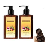 Shampoo condizionante nutriente 3 in 1, shampoo idratante grassoccio ripara, nutriente e idratante, rafforza le radici e aggiunge lucentezza (2 Pcs)