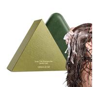 Shampoo da bar per diradare i capelli, sapone da viaggio naturale, 120 g, strumento per la cura del cuoio capelluto con struttura compatta, organizer quotidiano con design moderno, dispositivo per il