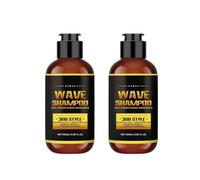 Shampoo da uomo | Lavaggio nutriente alla radice idratante for capelli ondulati morbidi e definiti(2PCS)