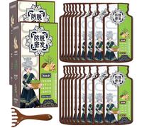 Shampoo dense per capelli, 2 scatole, shampoo per capelli contro la caduta dei capelli, estratto di piante di poligonum multiflorum zenzero, naturalmente organico anti perdita dei capelli, con 1