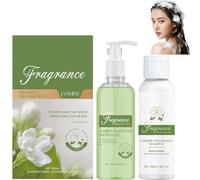 Shampoo Doccia Gel al Gelsomino, Set Docciaschiuma e Docciaschiuma al Gelsomino, Idrata e Nutre, Rinforza i Capelli, Deterge in Profondità, Per Donna e Uomo