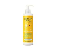WELEDA Baby Babywash Corpo&Capelli Calendula, docciaschiuma 2in1 per la detersione dei più piccoli, formula extra-delicata (1x 400 ml)