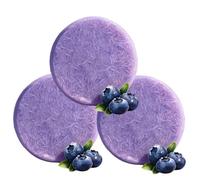 Shampoo e balsamo al mirtillo, saponetta per capelli, rinforza le ciocche, appositamente studiata per capelli diradati e crespi.