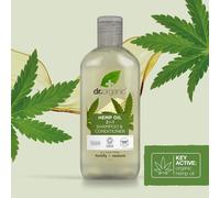 Shampoo E Balsamo Bioattivo Organico All'Olio Di CANAPA E Mirtillo 265ml