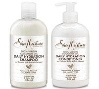 Shampoo e balsamo idratante quotidiano all'olio di cocco 100% vergine 13oz BUNDLE by Shea Moisture