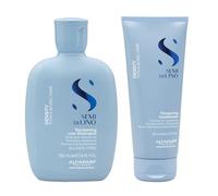 Shampoo e Balsamo Ispessente ALFAPARF MILANO Semi Di Lino Thickening 250ml + 200