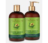 Shampoo E Balsamo Power Greens Shea Moisture Moringa Avocado 384ml / 13 Oz