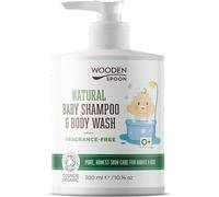 Shampoo e Detergente Corpo Naturale per Bebé "Fragrance Free" WOODEN SPOON 300 ml