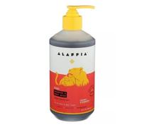 Shampoo E Gel Doccia Cocco E Fragola Per Bambini 16 Oz Di Alaffia