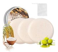 Shampoo e saponi naturali a base vegetale per capelli lisci, puliti, idratati e riparati. Disponibili in tre formati: sesamo nero, riso e zenzero (confezione da 3).