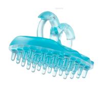 Shampoo e spazzola tonificante per il cuoio capelluto Body & Sole - Aiuta a controllare la forfora (blu acqua) Da usare per pulire i capelli e il