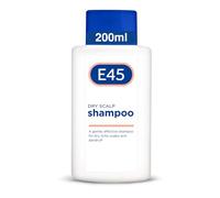 Shampoo E45 per cuoio capelluto secco, sollievo e idratazione con Pro Vitamina B5, antiforfora, capelli puliti e lucidi, senza profumo