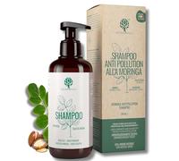 Shampoo EcoBio Anti Pollution alla Moringa | Capelli Puliti fino a 72H | 99,5% Naturale | Per capelli normali e danneggiati | Con Moringa, Olio Argan, Melograno | Prodotto Italiano RedMoringa - 250ml