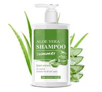 Shampoo estivo all'aloe vera, formula per il controllo dell'olio, 200 ml, per tutti i tipi di capelli