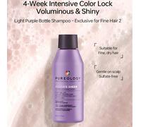 Shampoo idratante a base di aminoacidi Pureology, shampoo e balsamo in bottiglia viola idratante, lisciante e idratante