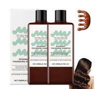 Shampoo Idratante E Condizionante, Shampoo Al Rosmarino, Deterge Delicatamente E Volumizza, Idrata E Ristruttura, Ammorbidisce E Idrata in Profondità I Capelli Secchi E Danneggiati (2 pz)