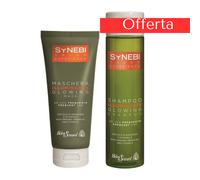 Shampoo illuminante con olio di Argan bio e Vitamina E + Maschera Linea Synebi