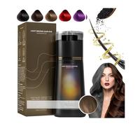 Shampoo istantaneo 3 in 1 per la cura dei capelli, shampoo per la cura dei capelli, shampoo neri, tinture per capelli per copertura dei capelli (marrone chiaro)