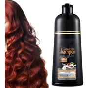 Shampoo istantaneo di colore nero di cocco, ingredienti naturali a base di erbe, olio di cocco, copertura nera, colorazione rapida dei capelli, durevole senza dissolvenza, protegge i danni dei capelli