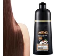 Shampoo istantaneo di colore nero di cocco, ingredienti naturali a base di erbe, olio di cocco, copertura nera, colorazione rapida dei capelli, durevole senza dissolvenza, protegge i danni dei capelli