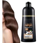 Shampoo istantaneo di colore nero di cocco, ingredienti naturali a base di erbe, olio di cocco, copertura nera, colorazione rapida dei capelli, durevole senza dissolvenza, protegge i danni dei capelli