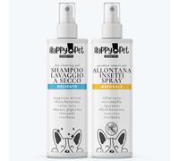 Shampoo Lavaggio a Secco + Allontana Insetti Spray PET 250x2 ml Set co