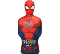 Shampoo Marvel, balsamo e gel doccia 3 in 1, flaconi a forma di supereroe (Spiderman)