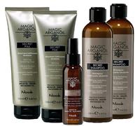 SHAMPOO MASCHERA SPRAY ANTICRESPO MAGIC ARGAN SECRET CAPELLI SECCHI OPACHI