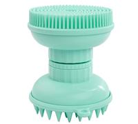 Shampoo multifunzionale per capelli in morbido silicone per il viso per il bagno spazzola esfoliante portatile 3 in 1 pennello in silicone portatile