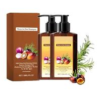 Shampoo Nutriente 3 in 1, Shampoo Idratante Volumizzante, Rinforza Le Radici E Dona Lucentezza, Lucentezza Leggera Per Tutti I Tipi Di Capelli (2pcs)
