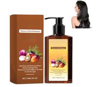 Shampoo nutriente 3 in 1, volumizzante e idratante, dona lucentezza e nutre in profondità, adatto a uomini e donne.