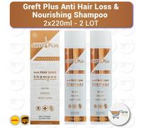 Shampoo nutriente e caduta dei capelli Greft Plus - 2 LOTTO (2x220 ml)