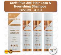 Shampoo nutriente e caduta dei capelli Greft Plus - 3 LOTTO (3x220 ml)