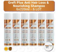 Shampoo nutriente e caduta dei capelli Greft Plus - 6 LOTTO (6x220 ml)