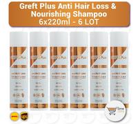 Shampoo nutriente e caduta dei capelli Greft Plus - 6 LOTTO (6x220 ml)