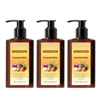 Shampoo nutriente e condizionante 3 in 1, liscia e rinforza i capelli, riduce la caduta (3PCS)