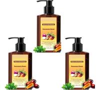 Shampoo nutriente e condizionante 3 in 1, riduce la caduta dei capelli, rinforza le radici e dona lucentezza, capelli più folti e forti, nutre più tipi di capelli,3pcs