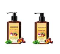Shampoo nutriente e condizionante 3 in 1, riduce la caduta dei capelli, rinforza le radici e dona lucentezza, capelli più folti e forti, nutre più tipi di capelli,2pcs