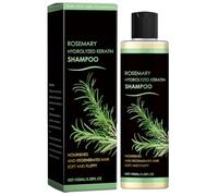 Shampoo nutriente riparatore, shampoo biologico per la crescita dei capelli al rosmarino con cheratina idrolizzata per capelli diradati, secchi e danneggiati, volumizzante, vegano (1Pcs)